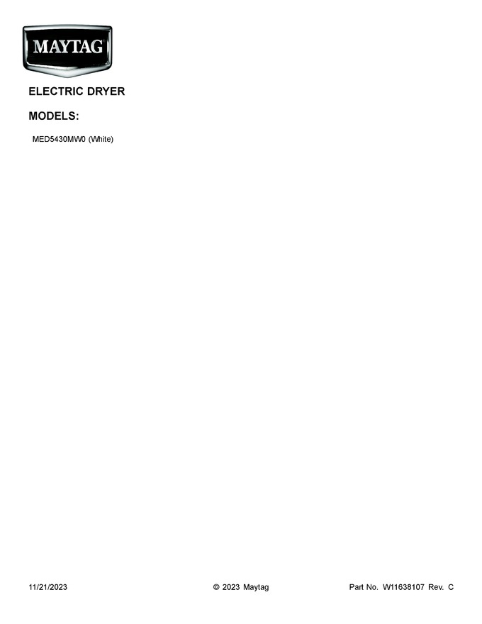 Diagram for MED5430MW0