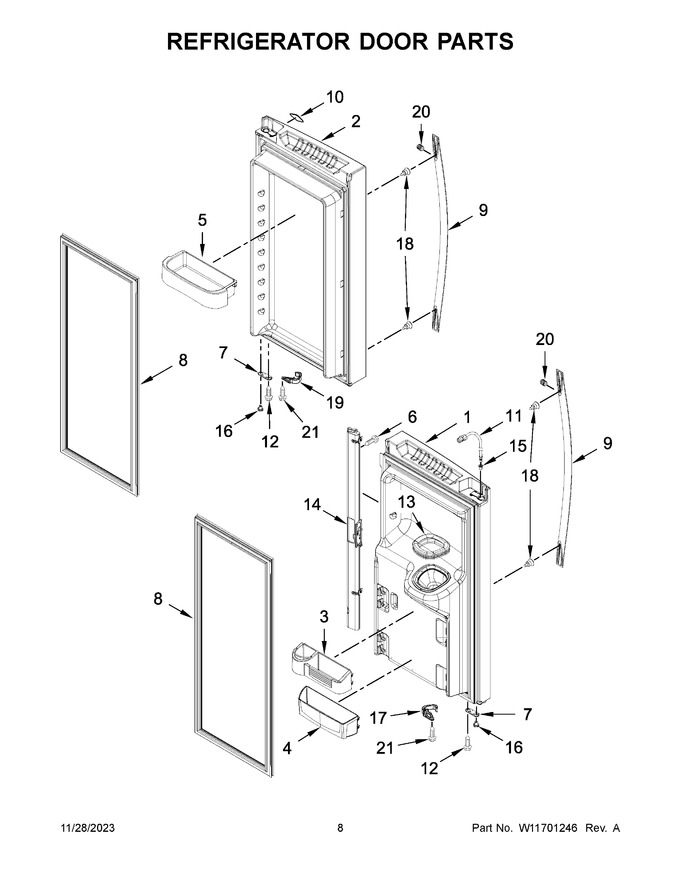 Diagram for WRF555SDFZ18
