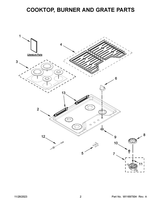 Diagram for WCGK5030PW00