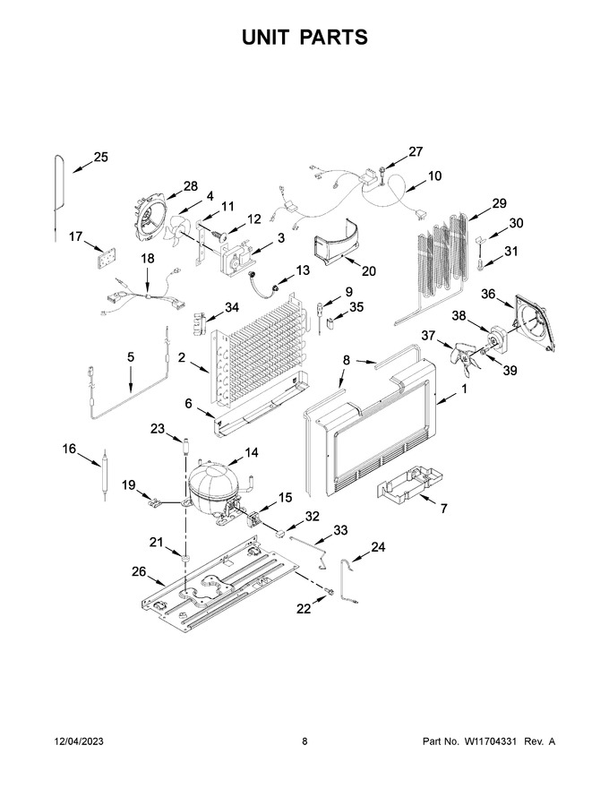 Diagram for WZF34X20DW06