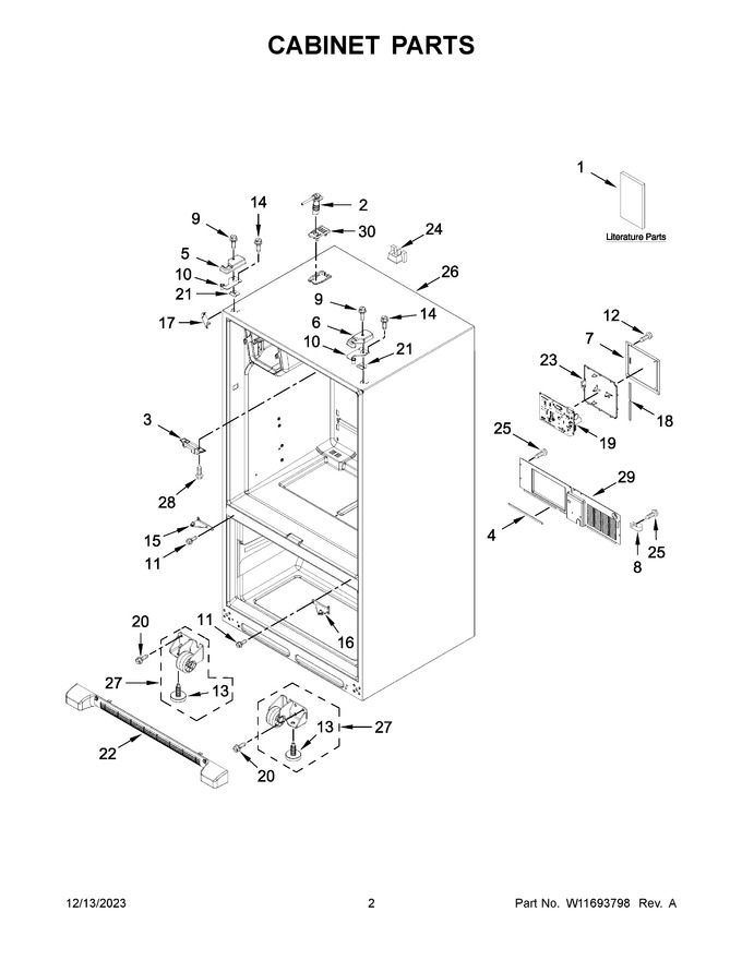 Diagram for WRF555SDHV09
