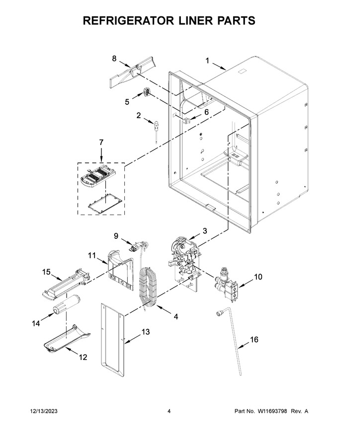 Diagram for WRF555SDHV09