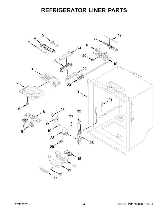 Diagram for WRF535SWHV09