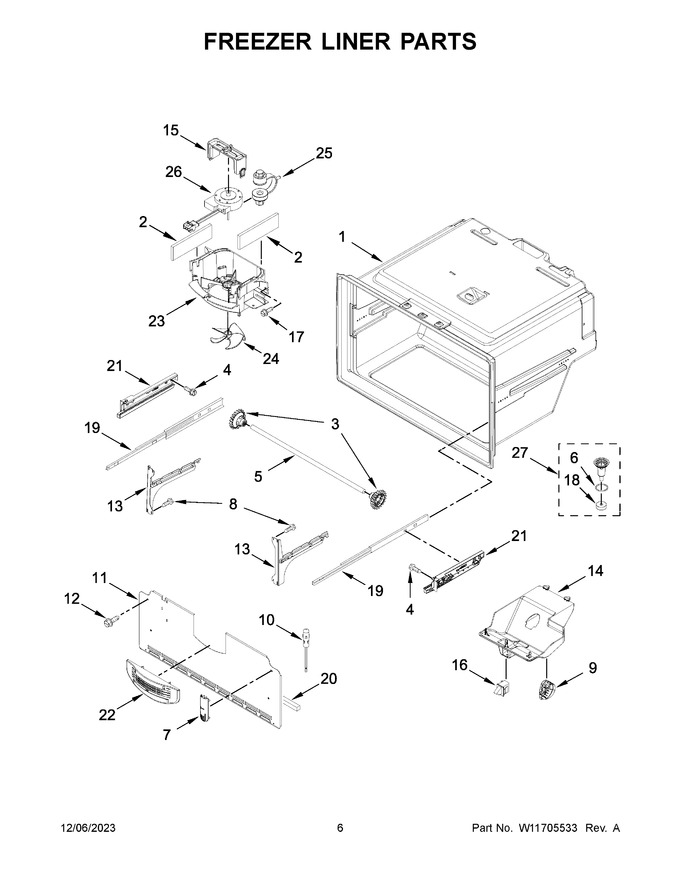 Diagram for WRX735SDHB09