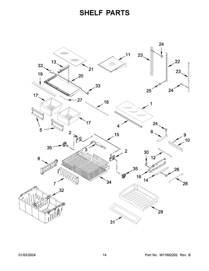 Diagram for WRF535SWHZ11