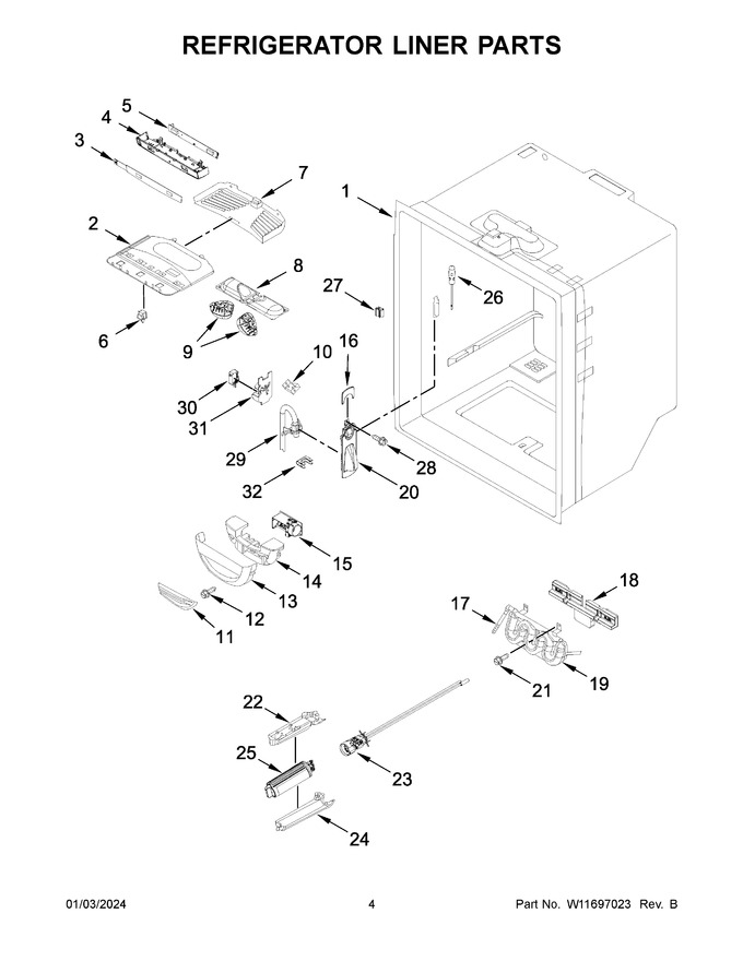 Diagram for WRF540CWHV09