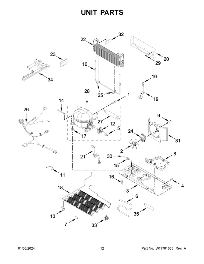 Diagram for WRF555SDHW09