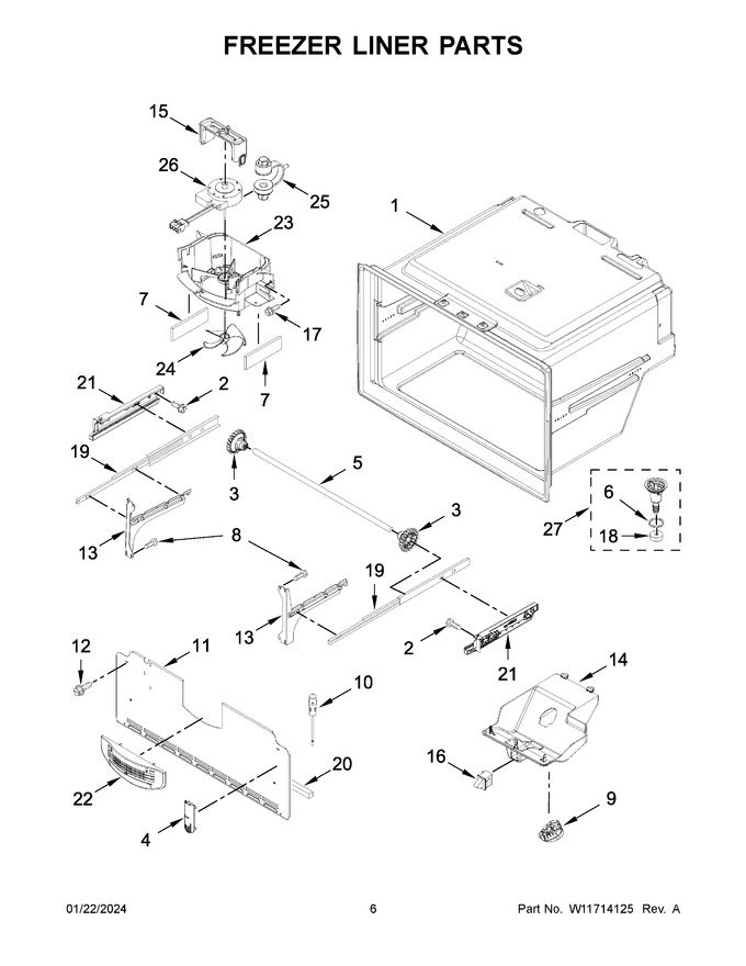 Diagram for WRF555SDHV10