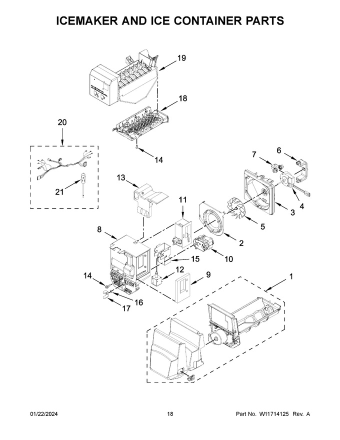 Diagram for WRF555SDHV10
