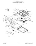 Diagram for 02 - Cooktop Parts