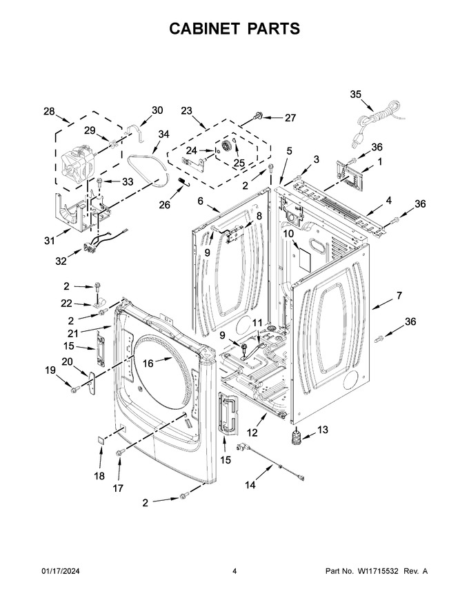 Diagram for WGD6605MW1
