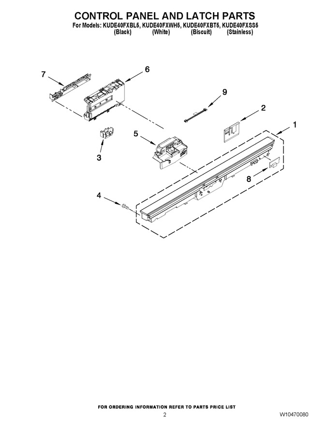 Diagram for KUDE40FXWH5