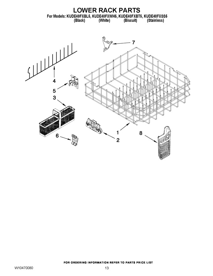 Diagram for KUDE40FXWH5