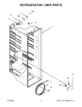 Diagram for 03 - Refrigerator Liner Parts