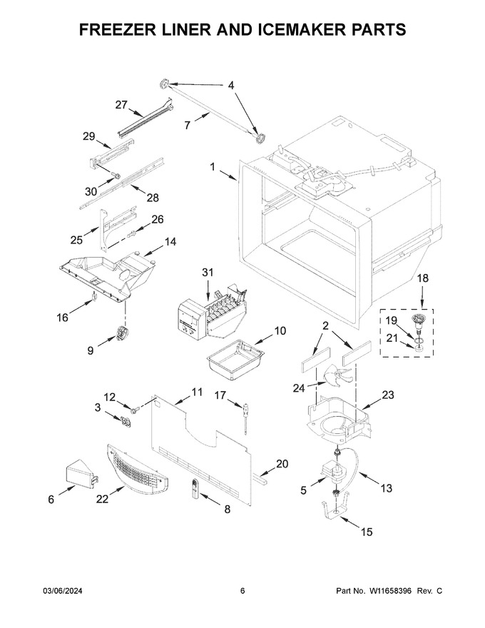 Diagram for WRFF5333PV00