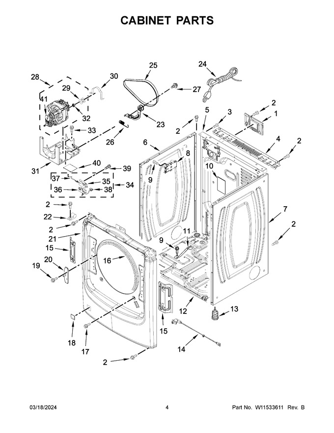 Diagram for WGD560LHW3