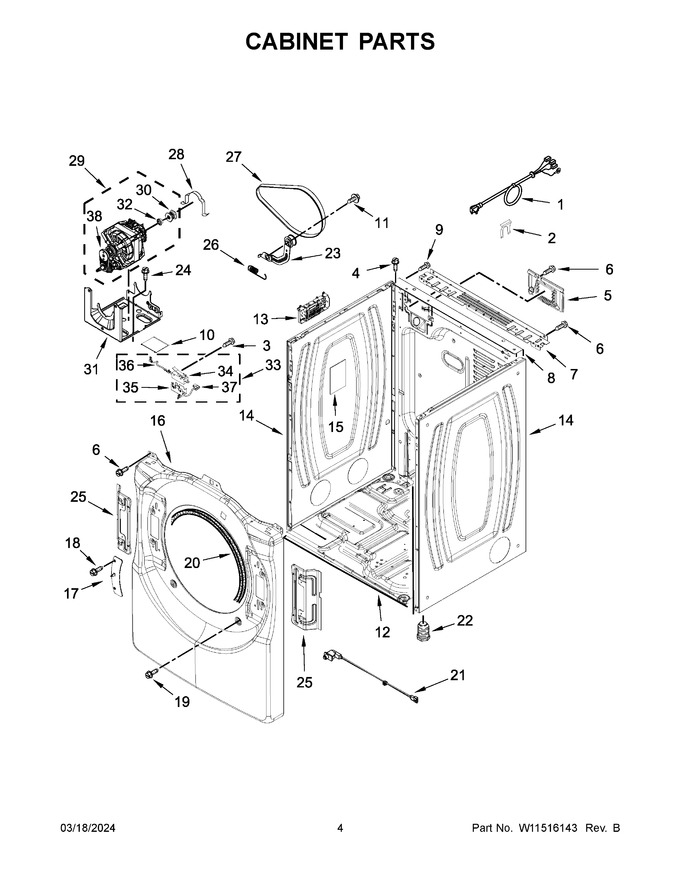 Diagram for YWED560LHW2
