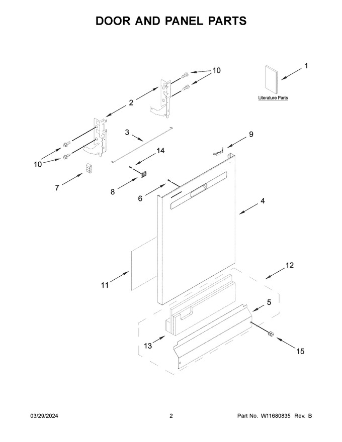 Diagram for WDP540HAMW4
