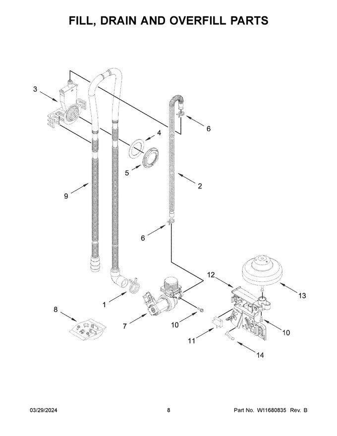 Diagram for WDP540HAMW4