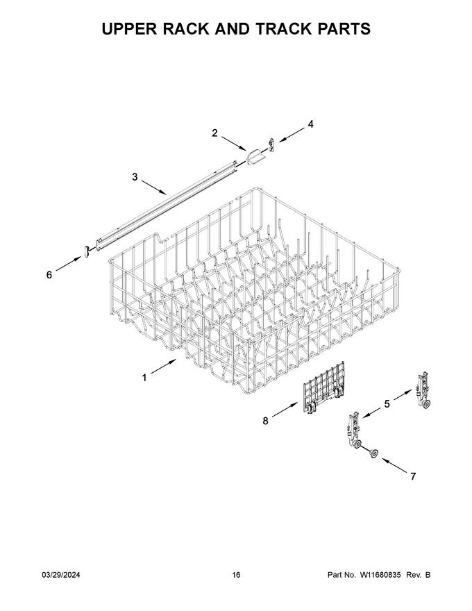 Diagram for WDP540HAMW4