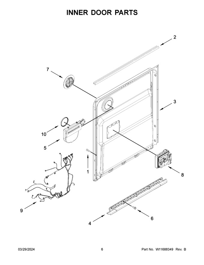 Diagram for WDT540HAMZ4