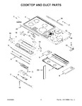Diagram for 02 - Cooktop And Duct Parts