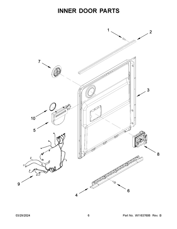 Diagram for WDT540HAMZ0