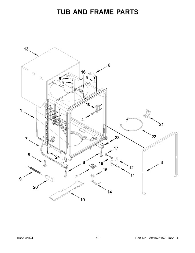Diagram for WDP540HAMZ2