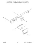 Diagram for 03 - Control Panel And Latch Parts