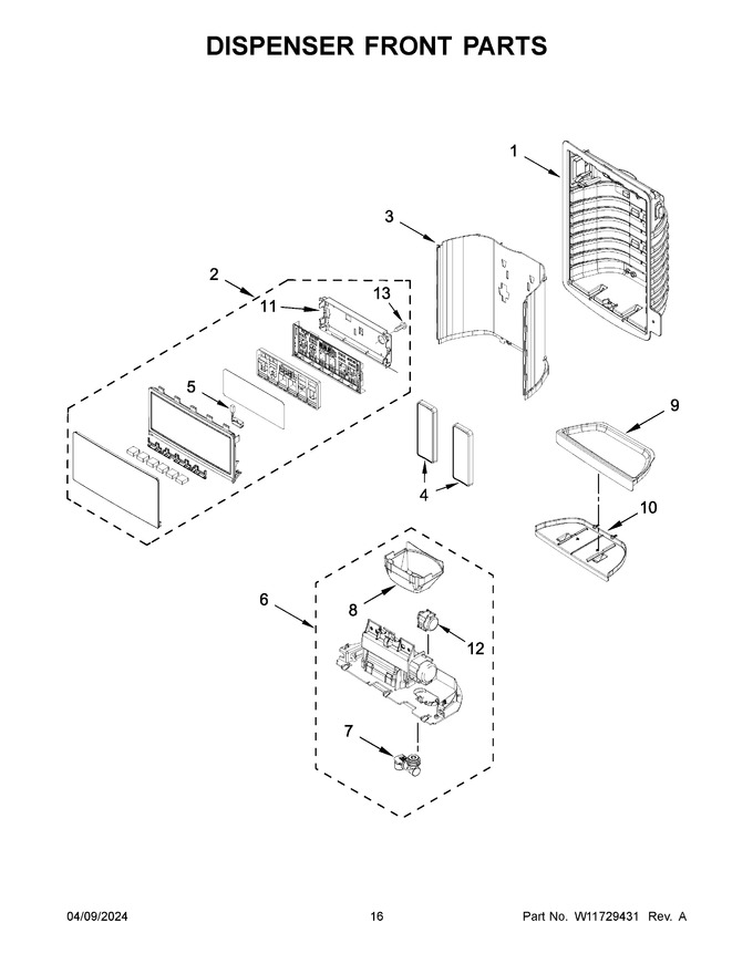 Diagram for WRX735SDHZ11