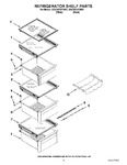 Diagram for 03 - Refrigerator Shelf Parts