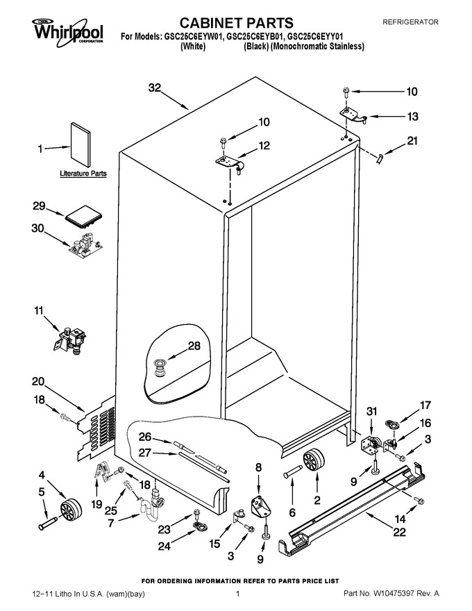 Diagram for GSC25C6EYY01