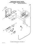 Diagram for 08 - Dispenser Front Parts