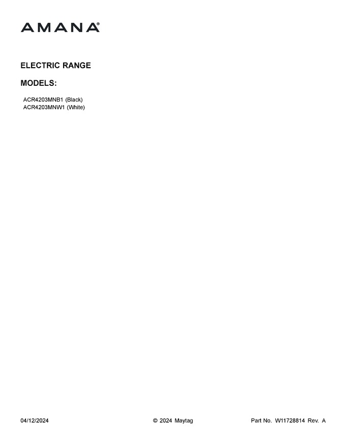 Diagram for ACR4203MNW1