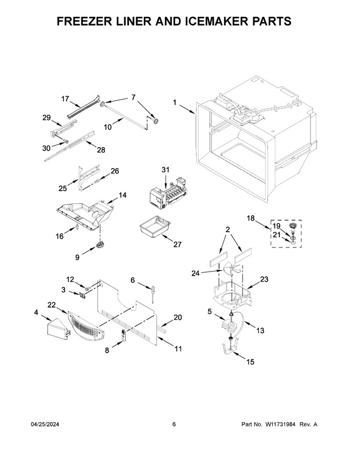Diagram for WRF535SWHZ12