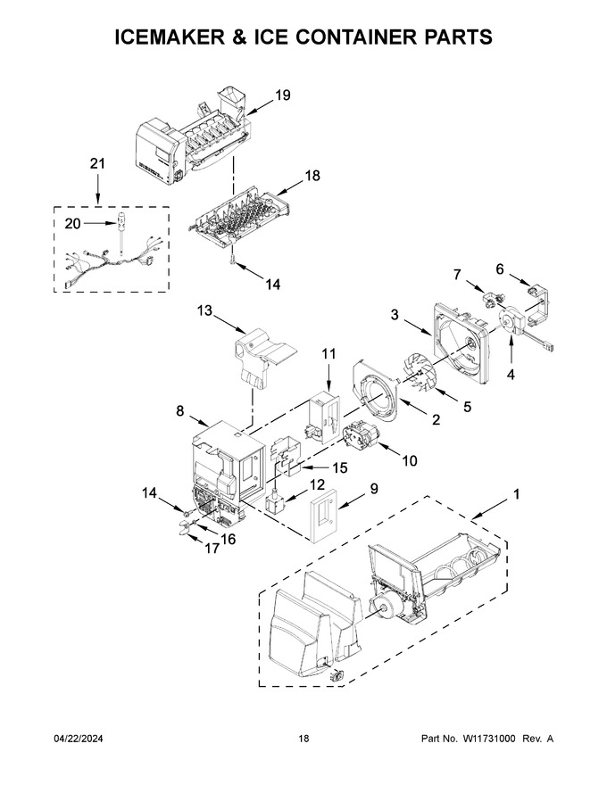 Diagram for WRX735SDHB10