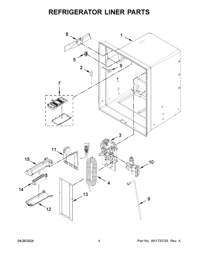 Diagram for WRF555SDHV11