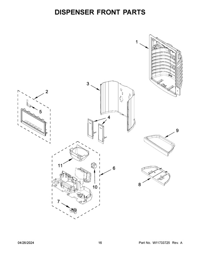Diagram for WRF555SDHV11