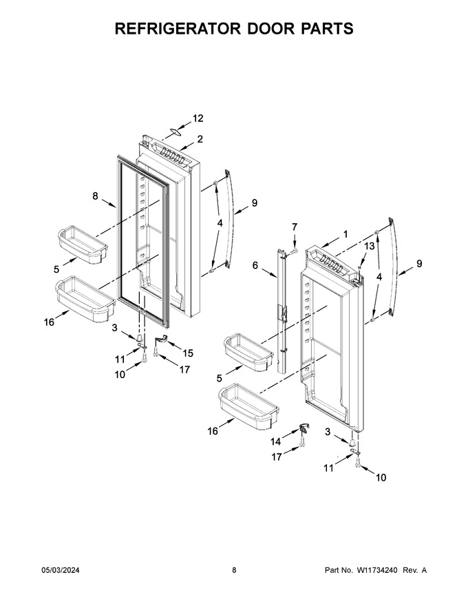 Diagram for WRF535SWHB10