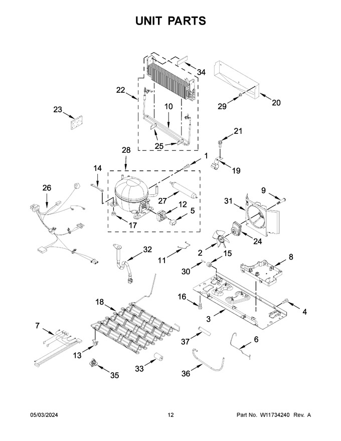 Diagram for WRF535SWHB10