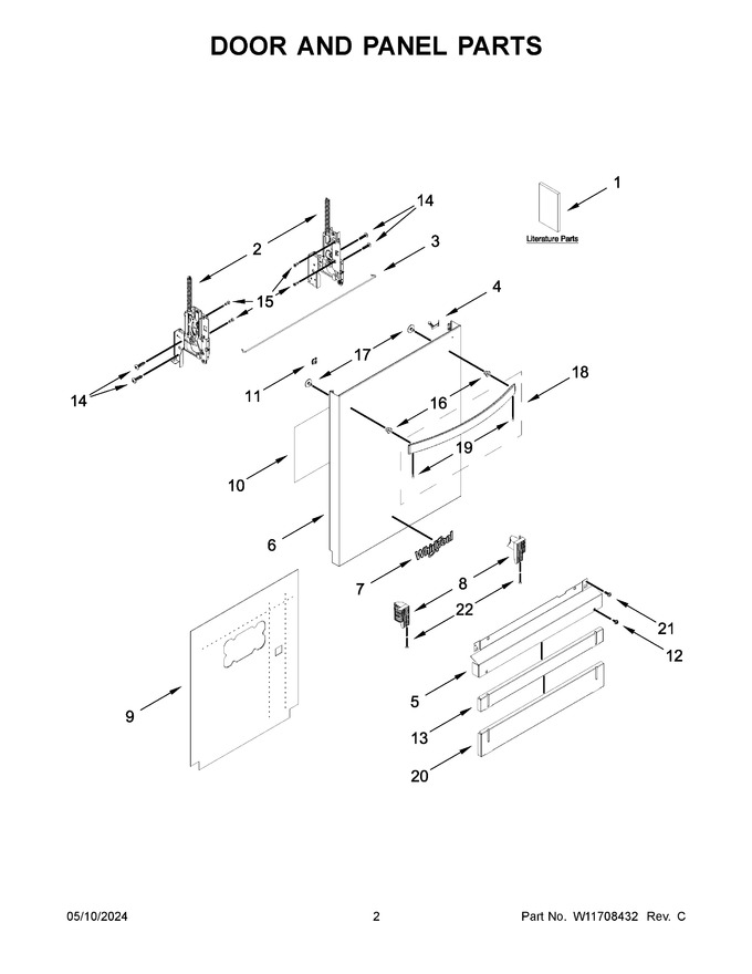 Diagram for WDT550SAPB0