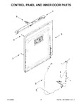 Diagram for 03 - Control Panel And Inner Door Parts