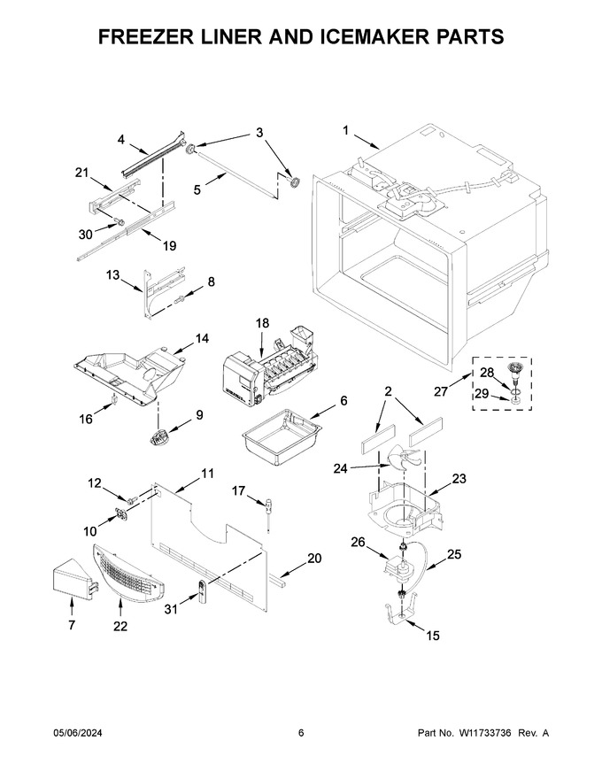 Diagram for WRF540CWHZ12