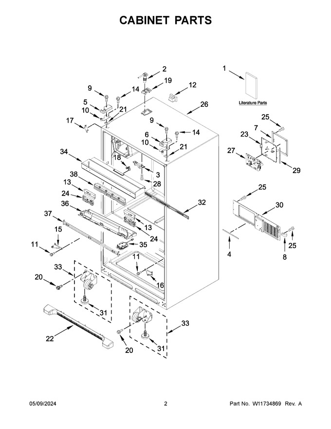 Diagram for WRX735SDHV10