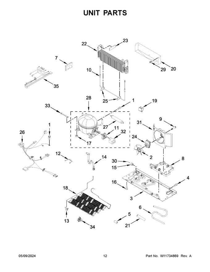 Diagram for WRX735SDHV10