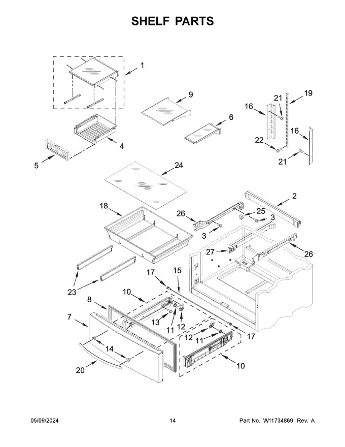 Diagram for WRX735SDHV10