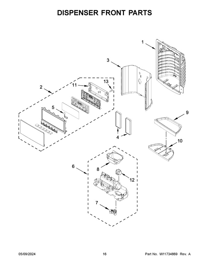Diagram for WRX735SDHV10