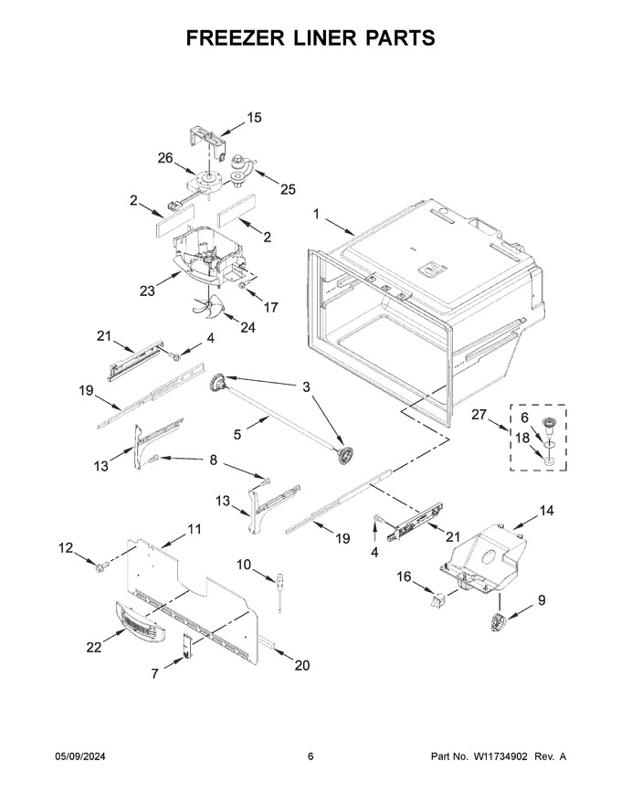 Diagram for WRX735SDHW10
