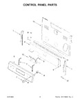 Diagram for 03 - Control Panel Parts