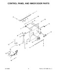 Diagram for 03 - Control Panel And Inner Door Parts